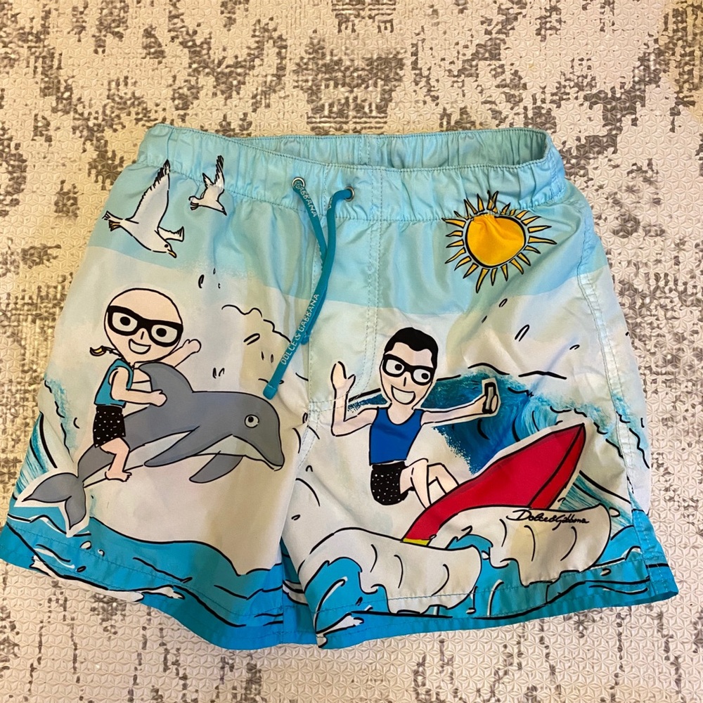 dolce & gabbana swim shorts for 2 yr old